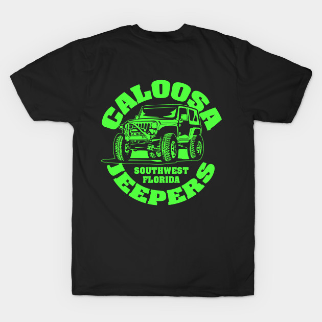 Lime Green Vertical Logo by Caloosa Jeepers 